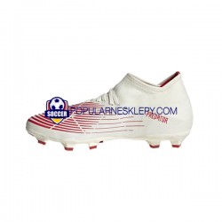 Czerwony Złoto Biały Adidas Predator EDGE.3 FG Showdown Buty piłkarskie