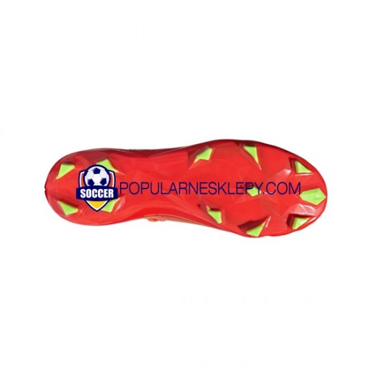 Czerwony Zielony Adidas Predator EDGE.3 L FG Game Data Buty piłkarskie