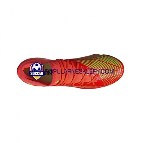 Czerwony Zielony Adidas Predator EDGE.3 L FG Game Data Buty piłkarskie