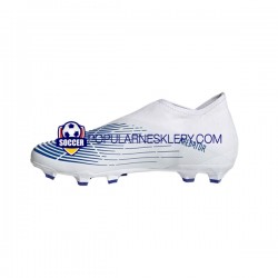 Niebieski Biały Adidas Predator EDGE.3 LL FG Diamond Edge Buty piłkarskie