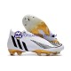 Biały Czarny Adidas Predator Edge Geometric FG Buty piłkarskie