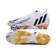 Biały Czarny Adidas Predator Edge Geometric FG Buty piłkarskie