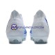 Niebieski Biały Adidas Predator Edge Geometric FG Buty piłkarskie