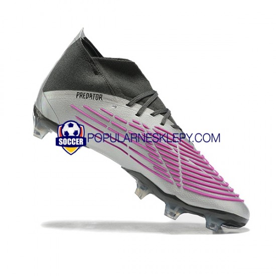 Biały Adidas Predator Edge Geometric.1 FG Purplecolor Buty piłkarskie