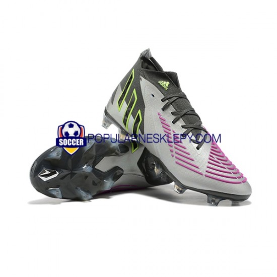 Biały Adidas Predator Edge Geometric.1 FG Purplecolor Buty piłkarskie