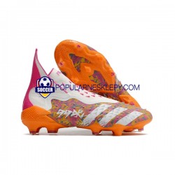 Pomarańczowy Biały Adidas Predator FREAK FG Purplecolor Buty piłkarskie