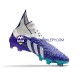 Biały Adidas Predator FREAK FG Purplecolor Buty piłkarskie