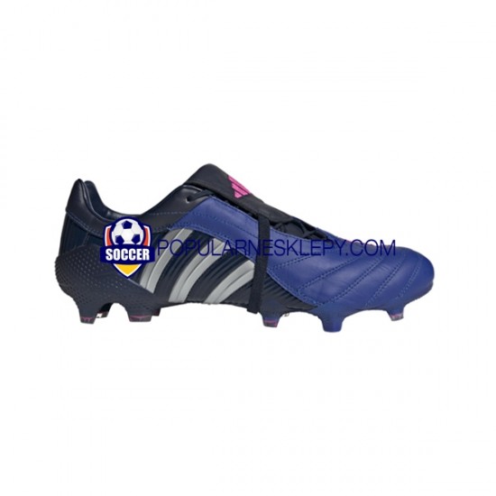 Różowy Niebieski Czarny Adidas Predator Pulse UCL FG Buty piłkarskie
