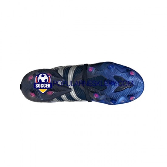 Różowy Niebieski Czarny Adidas Predator Pulse UCL FG Buty piłkarskie