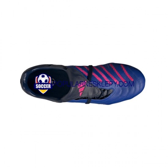 Różowy Niebieski Czarny Adidas Predator Pulse UCL FG Buty piłkarskie