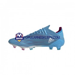 Różowy Niebieski Biały Adidas X SPEEDFLOW.1 FG Sapphire Edge Buty piłkarskie