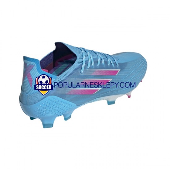 Różowy Niebieski Biały Adidas X SPEEDFLOW.1 FG Sapphire Edge Buty piłkarskie
