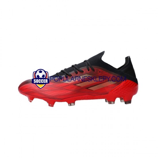 Czerwony Złoto Czarny Adidas X SPEEDFLOW.1 FG Showdown Buty piłkarskie
