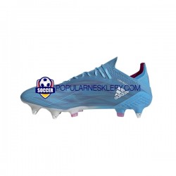 Różowy Niebieski Biały Adidas X SPEEDFLOW.1 SG Sapphire Edge Buty piłkarskie