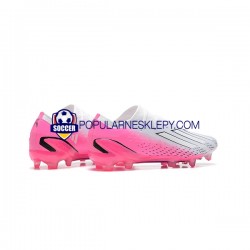 Różowy Biały Adidas X Speedportal .1 VM 2022 FG Buty piłkarskie