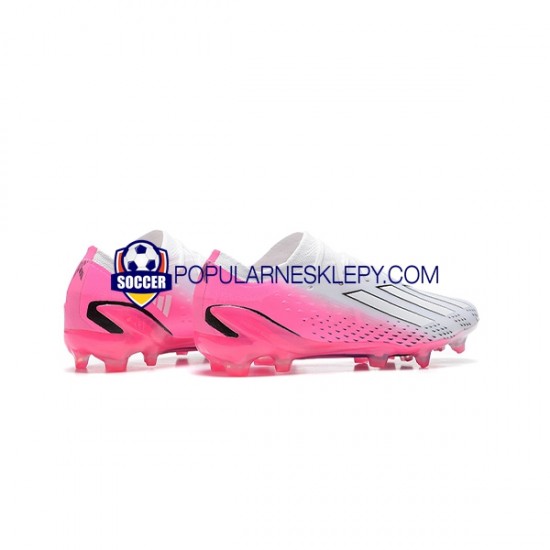 Różowy Biały Adidas X Speedportal .1 VM 2022 FG Buty piłkarskie