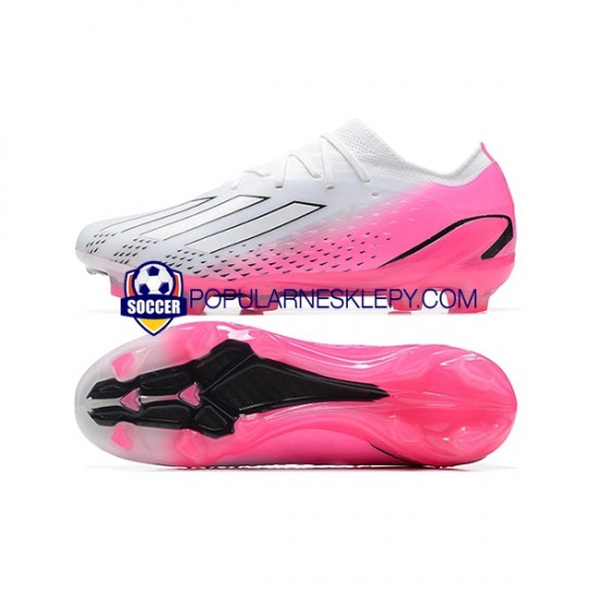 Różowy Biały Adidas X Speedportal .1 VM 2022 FG Buty piłkarskie