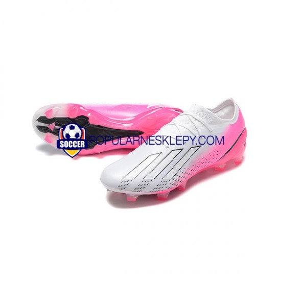 Różowy Biały Adidas X Speedportal .1 VM 2022 FG Buty piłkarskie