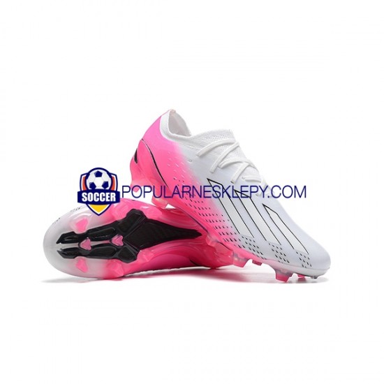 Różowy Biały Adidas X Speedportal .1 VM 2022 FG Buty piłkarskie