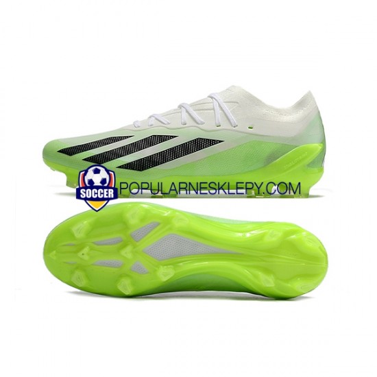 Biały Zielony Czarny Adidas X23 .1 FG Buty piłkarskie