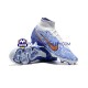 Złoto Niebieski Biały Nike Air Zoom Mercurial Superfly IX Elite FG Buty piłkarskie