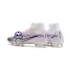 Czerwony Biały Czarny Nike Air Zoom Mercurial Superfly IX Elite FG Buty piłkarskie