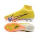 Pomarańczowy Żółty Nike Air Zoom Mercurial Superfly IX Elite FG Buty piłkarskie