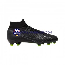 Szary Czarny Nike Air Zoom Mercurial Superfly IX Shadow Pro FG Buty piłkarskie