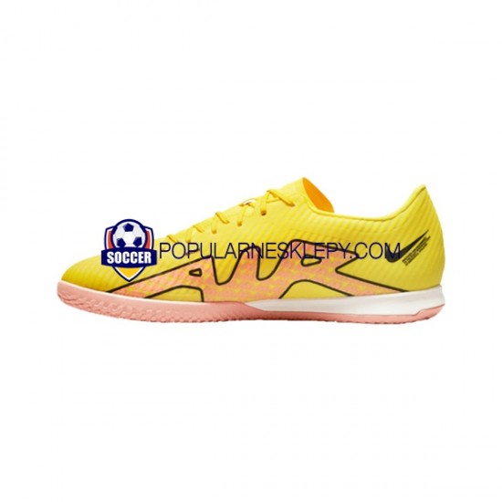Różowy Żółty Nike Air Zoom Mercurial Vapor XV Academy IC Halle Lucent Buty piłkarskie