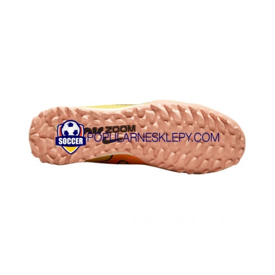 Różowy Żółty Nike Air Zoom Mercurial Vapor XV Academy TF Lucent Buty piłkarskie