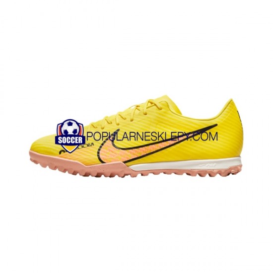 Różowy Żółty Nike Air Zoom Mercurial Vapor XV Academy TF Lucent Buty piłkarskie
