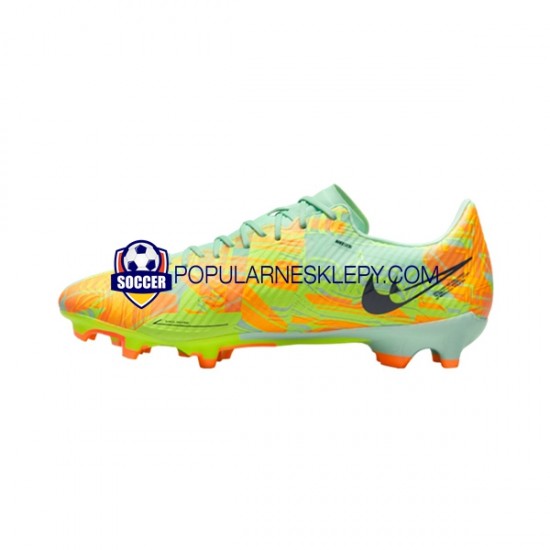 Niebieski Zielony Nike Air Zoom Mercurial Vapor XV Bonded Academy FGMG Buty piłkarskie