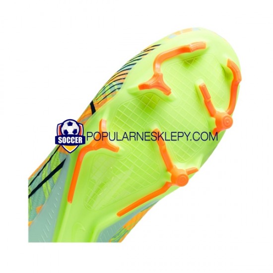 Niebieski Zielony Nike Air Zoom Mercurial Vapor XV Bonded Academy FGMG Buty piłkarskie
