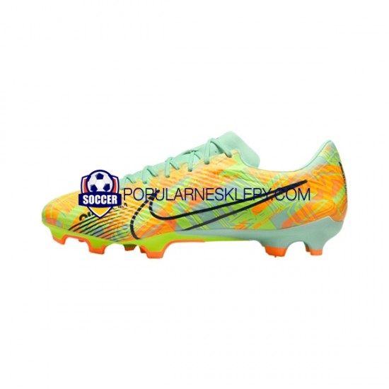 Niebieski Zielony Nike Air Zoom Mercurial Vapor XV Bonded Academy FGMG Buty piłkarskie