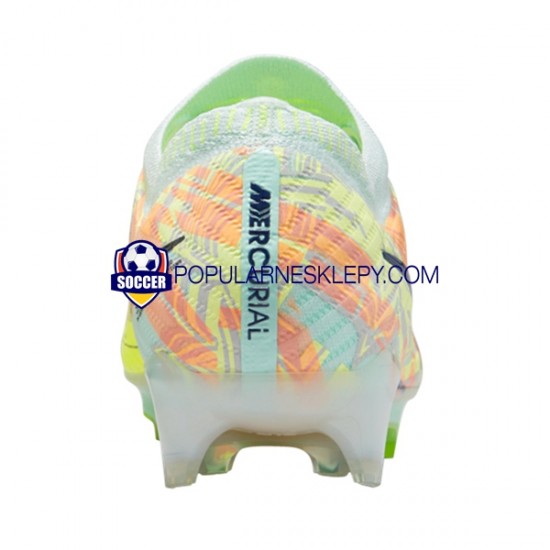 Niebieski Zielony Nike Air Zoom Mercurial Vapor XV Bonded Elite FG Buty piłkarskie