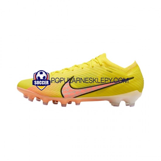 Różowy Żółty Nike Air Zoom Mercurial Vapor XV Elite AG Pro Lucent Buty piłkarskie
