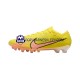 Różowy Żółty Nike Air Zoom Mercurial Vapor XV Elite AG Pro Lucent Buty piłkarskie