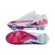 Różowy Biały Nike Air Zoom Mercurial Vapor XV Elite AG Purplecolor Buty piłkarskie