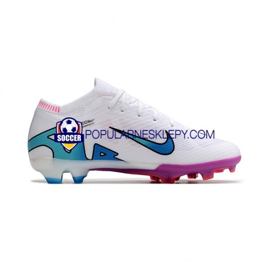 Różowy Biały Nike Air Zoom Mercurial Vapor XV Elite AG Purplecolor Buty piłkarskie