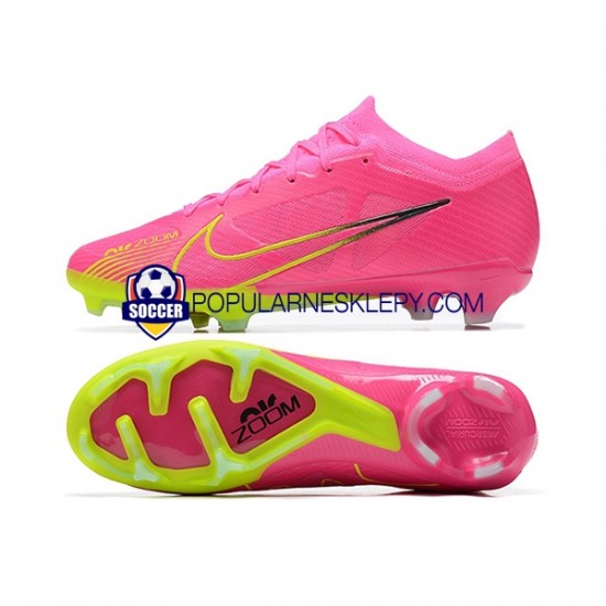 Czerwony Zielony Nike Air Zoom Mercurial Vapor XV Elite FG Buty piłkarskie