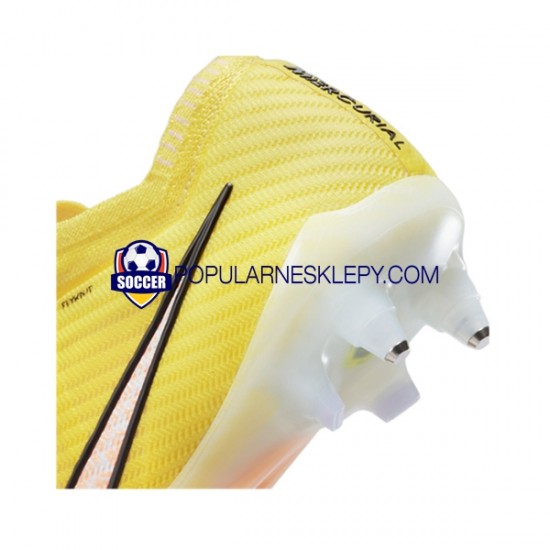 Różowy Żółty Nike Air Zoom Mercurial Vapor XV Elite SG Pro AC Lucent Buty piłkarskie