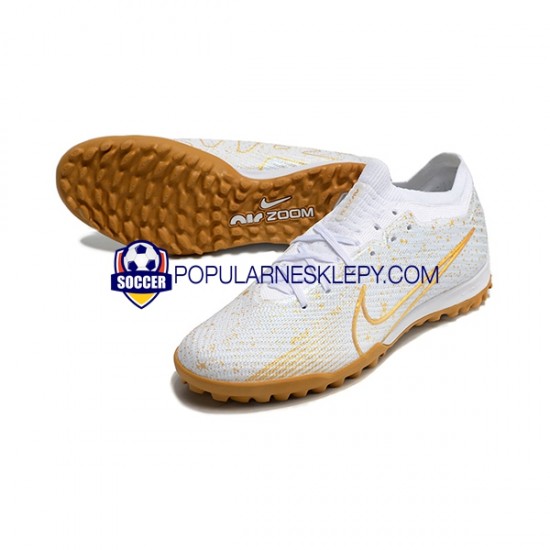 Żółty Biały Nike Air Zoom Mercurial Vapor XV Elite TF Buty piłkarskie