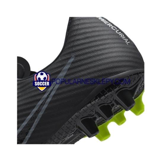 Szary Czarny Nike Air Zoom Mercurial Vapor XV Shadow Academy AG Buty piłkarskie
