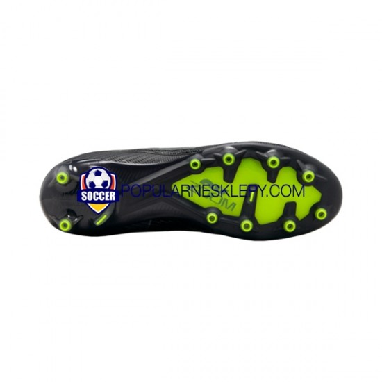 Szary Czarny Nike Air Zoom Mercurial Vapor XV Shadow Elite AG Pro Buty piłkarskie