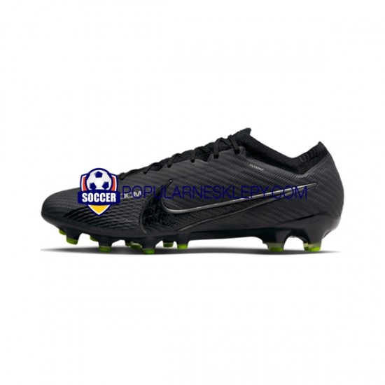 Szary Czarny Nike Air Zoom Mercurial Vapor XV Shadow Elite AG Pro Buty piłkarskie
