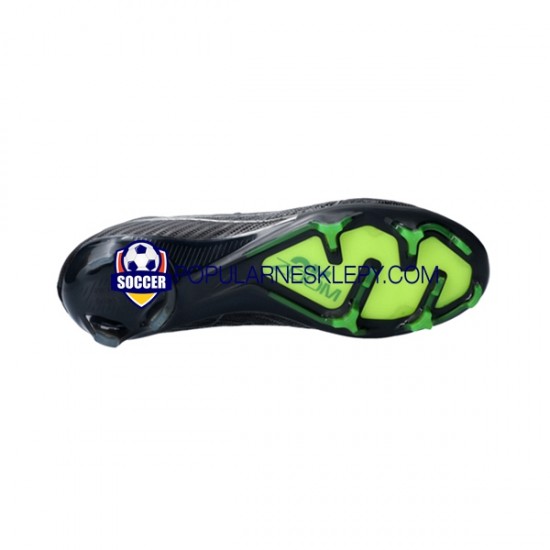 Szary Czarny Nike Air Zoom Mercurial Vapor XV Shadow Elite FG Buty piłkarskie
