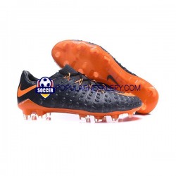 Pomarańczowy Czarny Nike HyperVenom Phantom III Elite FG Buty piłkarskie