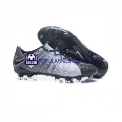 Szary Czarny Nike HyperVenom Phantom III Elite FG Buty piłkarskie