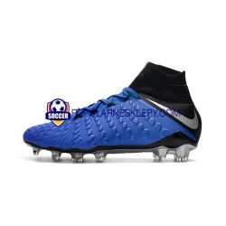 Niebieski Nike Hypervenom Phantom 3 Elite DF FG Buty piłkarskie