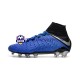 Niebieski Nike Hypervenom Phantom 3 Elite DF FG Buty piłkarskie